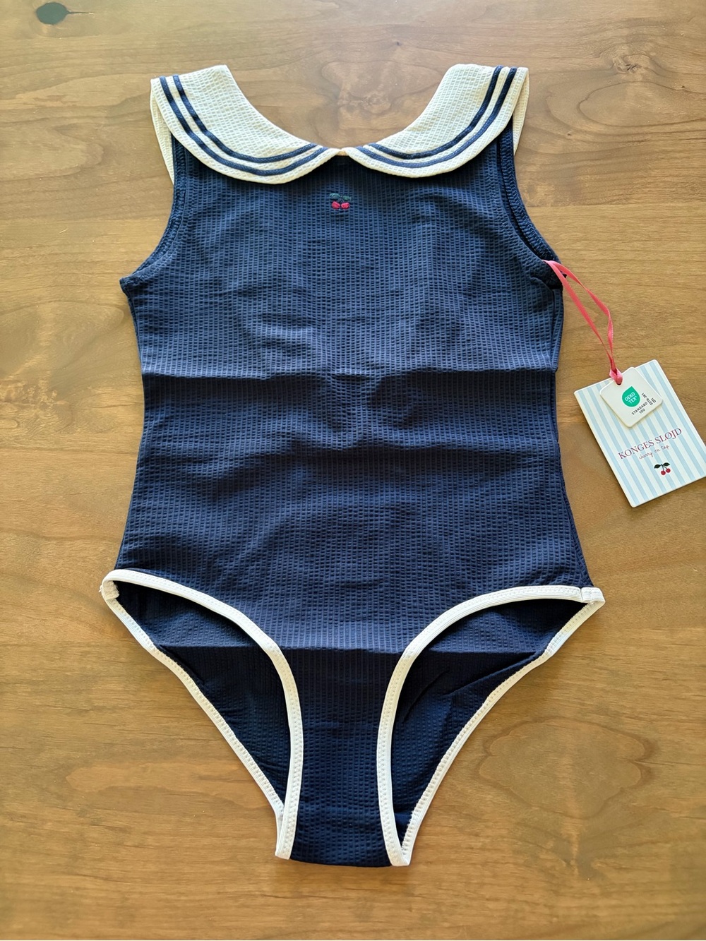 NWT Konges Sløjd Navy Blazer Sailor Swimsuit Girls Multiple Sizes - Picture 3 of 6